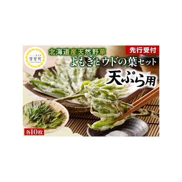 ■ 容量　・よもぎ（10枚）　・ウドの葉（10枚）■ 配送について　2026年5月初〜5月末にかけて順次発送　※収穫状況により前後する場合がございます。　タイプ：【冷蔵】
