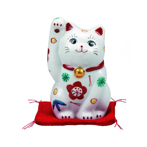ふるさと納税 九谷焼 3.5号招き猫 松竹梅（布団付） a05 石川県能美市