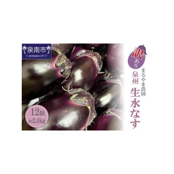 ■ 容量　泉州生水なす　12個入り　約2.4kg■ 配送について　決済から14営業日以内に発送　　【配送に関する注意事項】　生鮮品のため到着予定日を前後する可能性があります。　発送後はお早めにお受け取りください。　タイプ：【冷蔵】