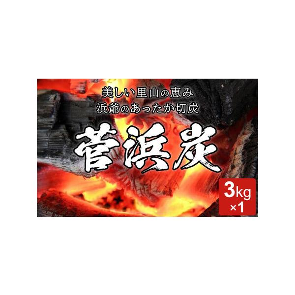 ■ 容量　■ 内容量等　菅浜炭（木炭） 3kg　※堅炭・切炭です。　　産地：美浜町　製造地：美浜町　　■ 原材料　ナラ、クヌギ、カシ、リョウブ　　■ 提供事業者：菅浜炭焼きの会■ 配送について　■申込期日：通年　■発送期日：決済から20日前...