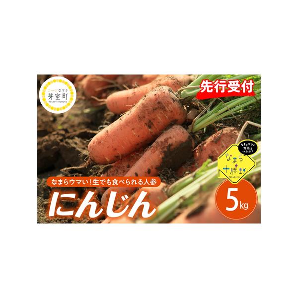 ■ 容量　なまら十勝野　にんじん５kg■ 配送について　2026年10月上旬から12月下旬　※収穫状況により、発送予定から前後する場合がございます。　タイプ：【冷蔵】