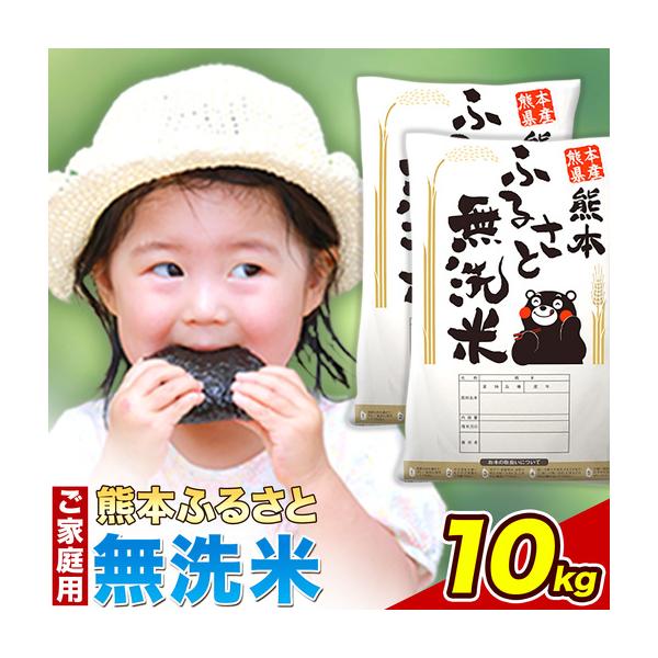 熊本 ふるさと 無洗米 10kg 5kg×2 ふるさと納税 無洗米ふるさと無洗米 10kg(5kg×2袋)《7-14日以内に出荷