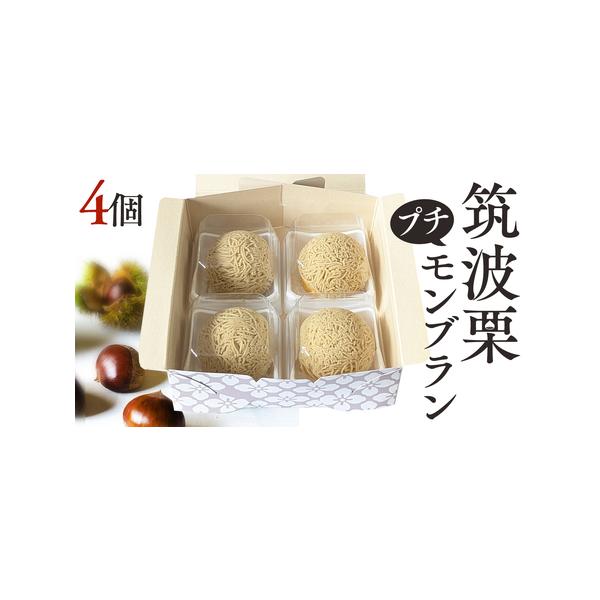 ■ 容量　【プチモンブラン】　約20g×4個入　　＜原材料＞　クリーム(乳成分)、小麦粉、卵、牛乳、てんさい糖、栗　■ 配送について　入金確認後、1〜2ヵ月で発送　タイプ：【冷凍】