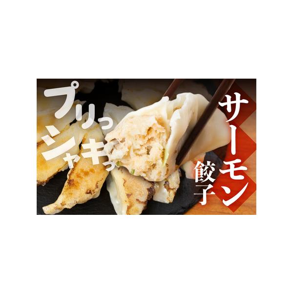 ■ 容量　あつみのサーモン餃子 2袋　　消費期限　冷凍で120日　　アレルギー　小麦　さけ（鮭）大豆　ごま■ 配送について　入金確認後2週間〜1か月程度で発送　　※【先行予約】2026年2月 〜 2026年8月の間に発送いたします。※　タイ...