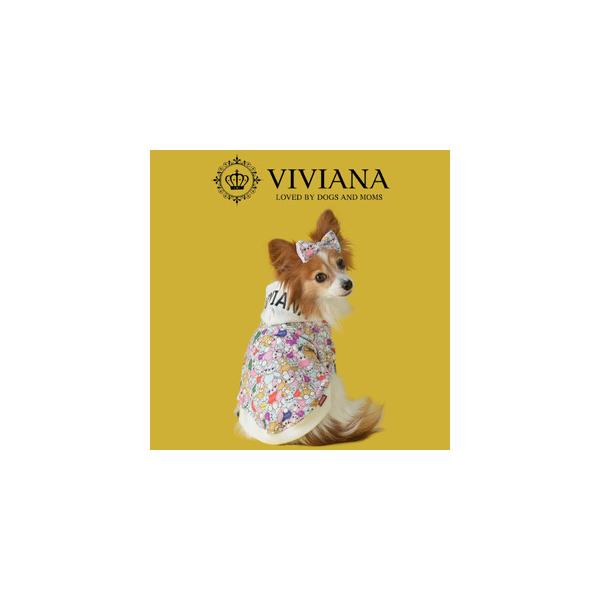 ふるさと納税 犬 服 ドッグウェア「VIVIANA」くま柄パーカー |犬用