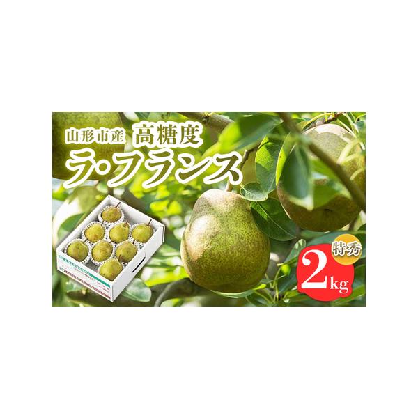 ■ 容量　【令和8年産】　ラフランス 特秀品 2kg (5〜8玉)　■ 配送について　【申込期日】2026年09月25日まで　【発送期間】2026年10月20日頃〜2026年11月20日頃　※状況により配送時期が前後する場合がございます。(...