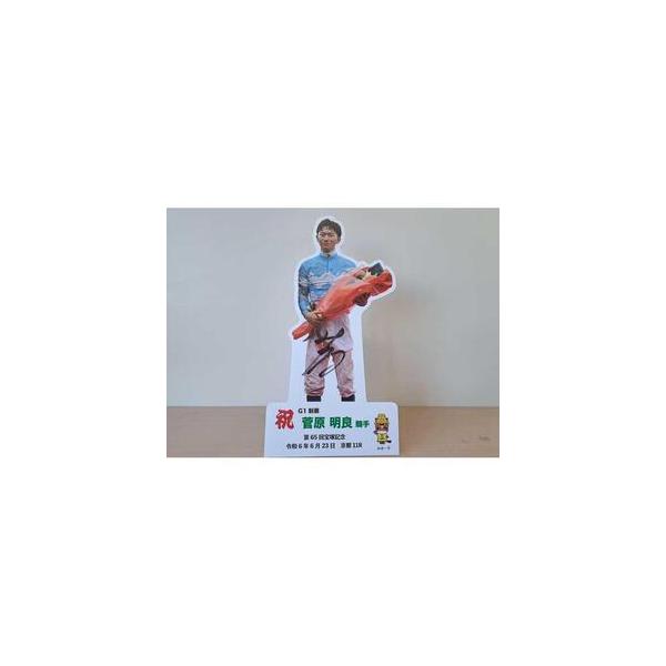 ふるさと納税 菅原明良騎手第65回宝塚記念優勝卓上用パネル 茨城県美浦村