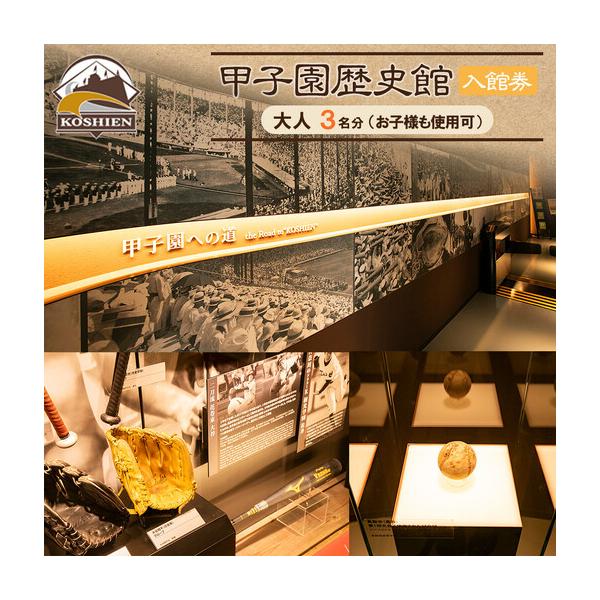 ふるさと納税 甲子園歴史館の入館券(大人3名分) 甲子園 兵庫県西宮市
