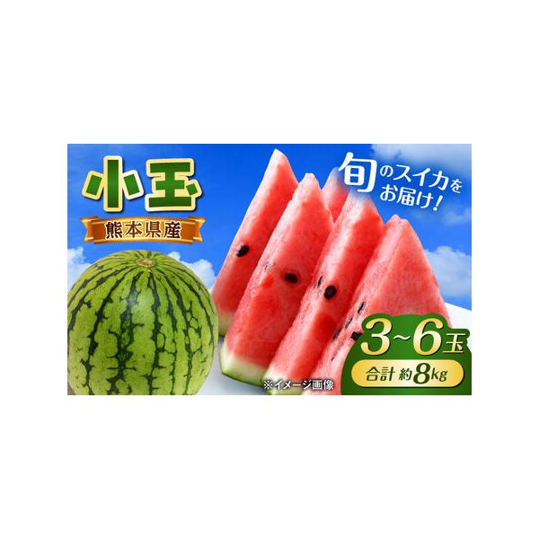 ■ 容量　こだま西瓜　（3L〜M）3〜6玉入り：約8kg　※玉数指定はできません■ 配送について　ご入金確認後、2026年5月下旬から7月上旬にかけて順次発送いたします。　タイプ：【常温】
