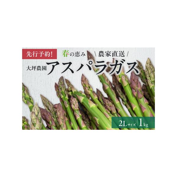 ■ 容量　アスパラガス　2Lサイズ　1kg　　【賞味期限】冷蔵庫で立てて保管し、出来るだけ早めにお召し上がりください。■ 配送について　【発送】　ご入金確認後、2026年5月下旬より順次発送。　※指定日配送はお受け出来ません。天候次第では配...