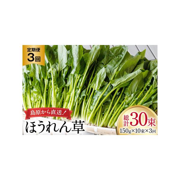 ■ 容量　■内容量　下記を毎月1回（全3回）お届け　ほうれん草 150g×10束　　■消費期限　発送から2週間程度（要冷蔵）　※到着後はお早めにお召し上がりください。■ 配送について　決済完了日の翌月または翌々月に初回発送（以降毎月発送）　...