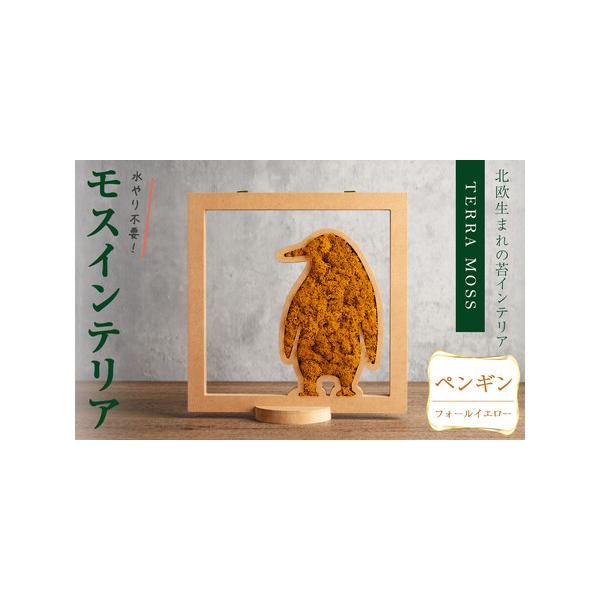 ■ 容量　モスインテリア「ペンギン」：1個　■サイズ：横200mm・高さ200mm・幅15mm　　★こちらのページからは　　「フォールイエロー」の申込ができます。■ 配送について　入金確認後、1ヶ月以内に発送　※配送日はご指定いただけません...