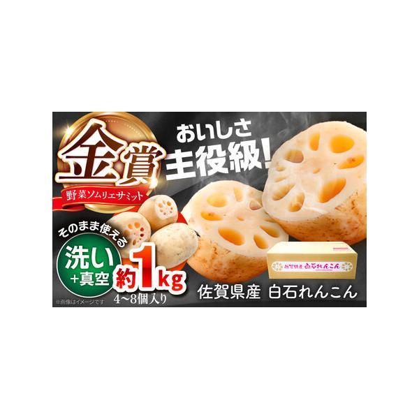 ■ 容量　れんこん（真空パック）：約1kg（4-8個入り）　　 　※出荷の際は細心の注意を払いお取り扱いしておりますが、輸送中の揺れや衝撃などから、稀に真空漏れが発生する場合がございます。あらかじめご了承いただけますと幸いです。■ 配送につ...