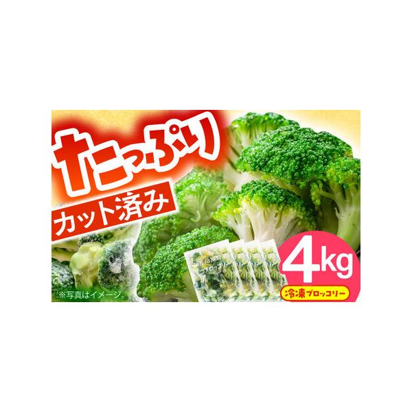 ■ 容量　ブロッコリー　4kg　【加工地】　長崎県南島原市　■ 配送について　【2026年1月下旬〜順次発送予定】　お申し込みから1ヶ月以内　※G.W・お盆・お正月前後は、通常よりもお時間を頂く場合がございます。　※年末年始は、寄附申込過多...