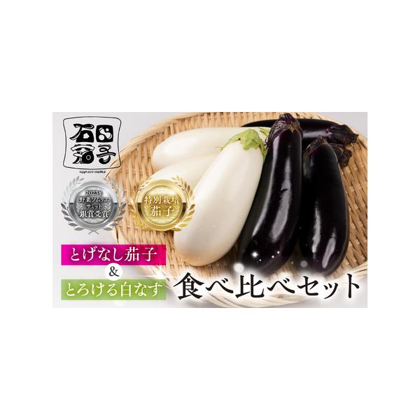 ■ 容量　●とげなし茄子 4本　●白茄子 6本　受付締切：7月中旬　※お申込み期日内にご入金をお願いいたします。　※発送時期以外のお申し込みは先行予約となります。　※お申込みの状況により受付締切日を早めさせていただく場合もございますがご了承...
