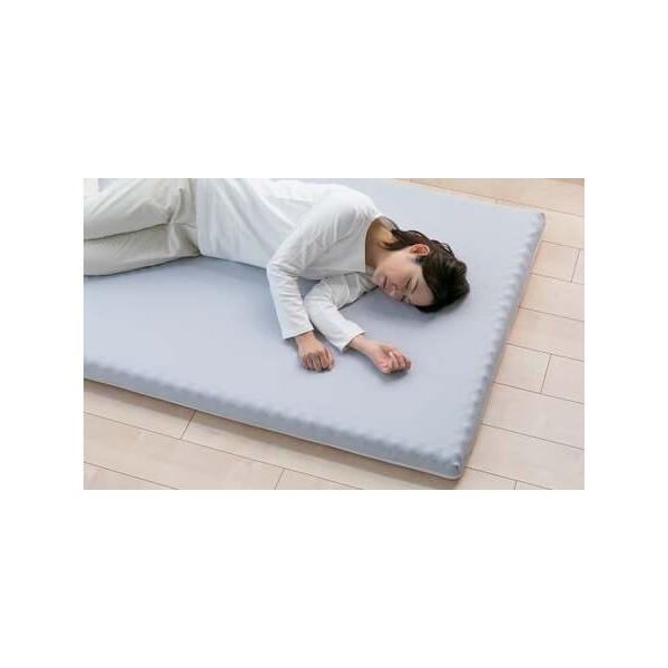 ふるさと納税 【ダブル】厚さ約8cm 洗えるカバー 体圧分散マット 通気