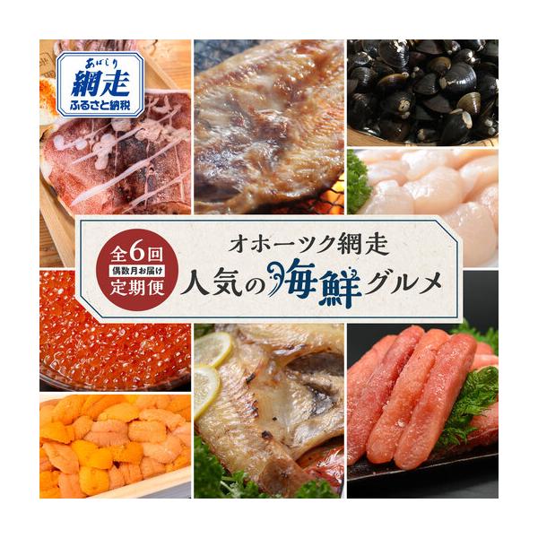 ふるさと納税 【定期便】オホーツク網走人気の海鮮グルメ 偶数月お届け定期便全6回 ABAO2204 北海道網走市