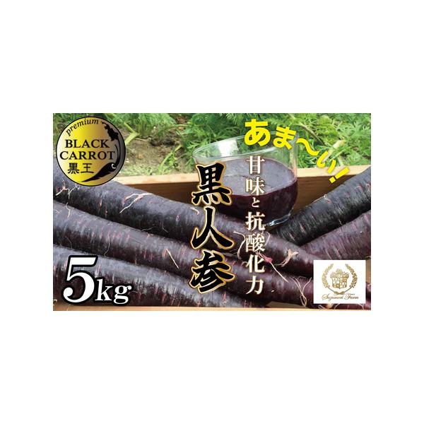 ■ 容量　鈴盛農園産　黒人参　5kg（20〜30本程度）　　【消費期限】　到着後、約一ヶ月間　※青果物ですのでお早めにお召し上がりください。　　【アレルギー】　特定原材料8品目及び特定原材料に準ずる20品目は使用していません■ 配送について...
