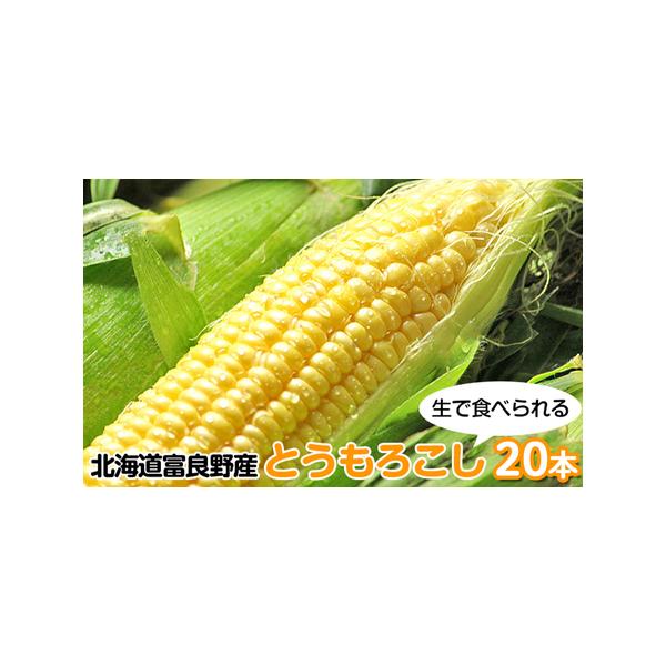 ■ 容量　北海道 富良野産 とうもろこし【恵味（めぐみ）】 20本　■ 配送について　2026年8月上旬〜8月下旬まで　　タイプ：【冷蔵】