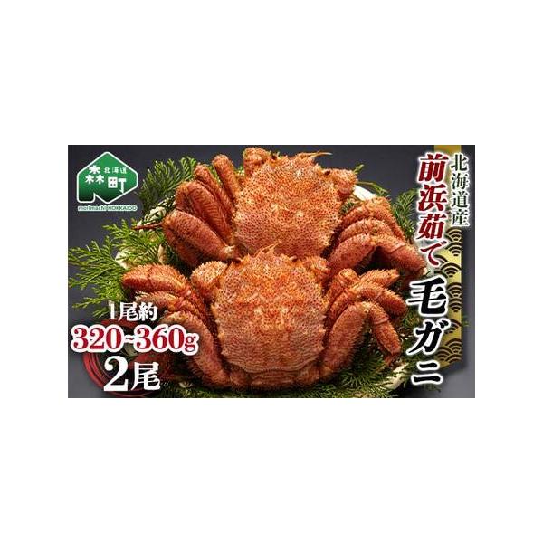 ふるさと納税 【12/27~12/31にお届け】北海道 毛ガニ 容量が選べる 前浜茹で毛がに 約320g〜360g 2尾 かに カニ 蟹 ガニ がに 森町 毛蟹 毛かに 毛.. 北海道森町