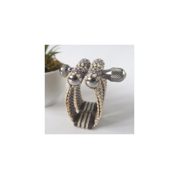 ■ 容量　リガチャ【SANADA】（クラリネット用）　1個　※ご希望のデザインをお選びいただき、備考にご記入ください。　真田紐：市松＋茶　真田紐：市松＋ピンク　真田紐：緑＋緑茶■ 配送について　入金確認から１ヶ月程度　タイプ：【常温】