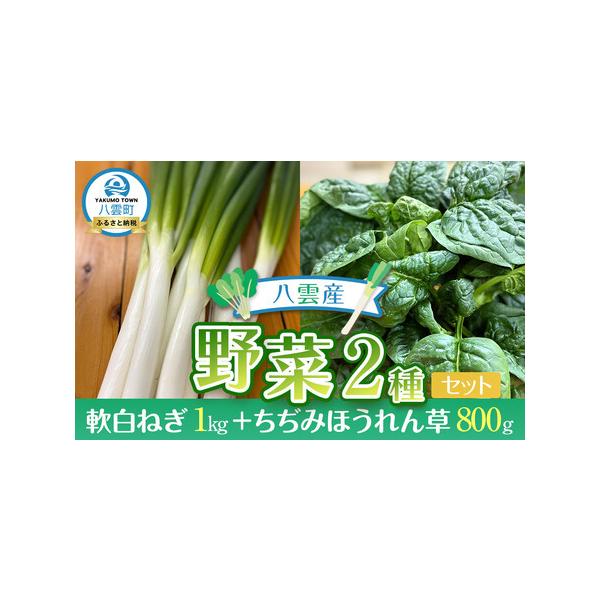 ■ 容量　八雲産軟白ねぎ1kg(500g×2)　寒ちぢみほうれん草800g(200g×4束)　【賞味期限】　出荷日から1週間以内　【保存方法】　直射日光を避け、冷蔵で保存して下さい。■ 配送について　2025年12月中旬以降発送開始予定　【...