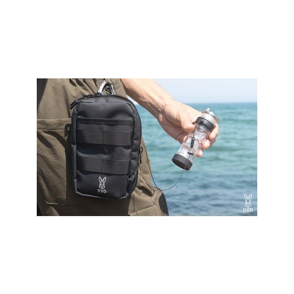 ■ 容量　◆商品内容◆　──────────────　■釣りボトルポーチ（ FG1-170-BK ）　【サイズ】　ポーチ：（約）W10×D4×H17cm　カラビナリール（ストラップ付き）：（約）W15×D3.8×H1.7cm　　【素材】　ポ...