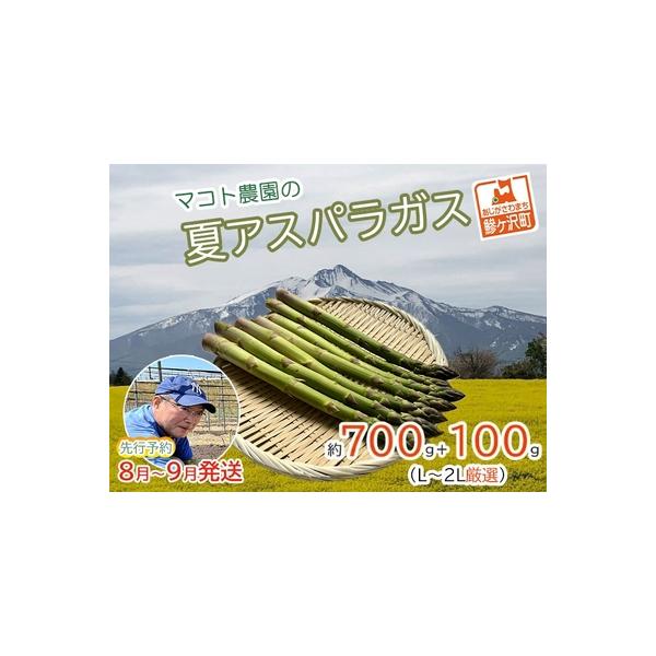 ■ 容量　夏芽グリーンアスパラガス 約700g＋100g（25本前後）、L〜2Lサイズ厳選　■ 配送について　2026年8月1日〜2026年9月10日　　タイプ：【冷蔵】