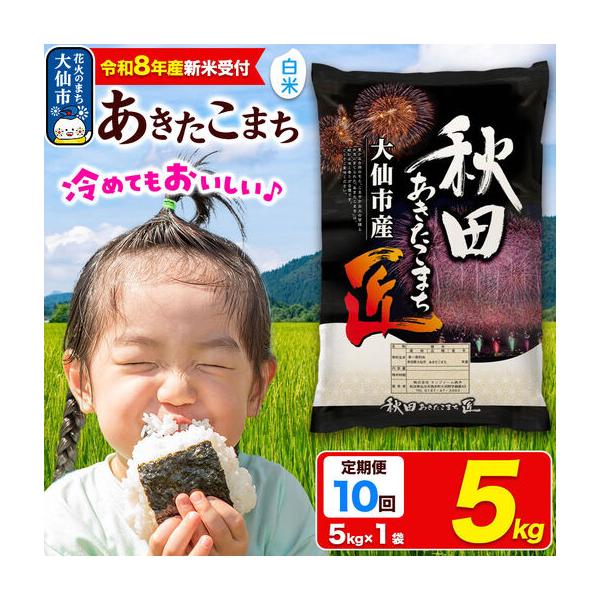 ふるさと納税 ＜令和8年産 新米受付＞《定期便10ヶ月》米 あきたこまち