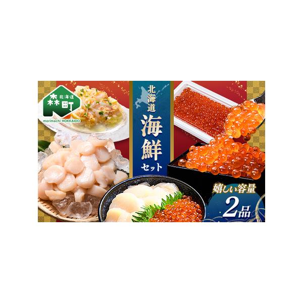 ふるさと納税 北海道 海鮮セット(いくら&amp;ホタテ) 北海道産 海鮮 セット いくら ほたて ホタテ 海鮮 魚介類 魚介 冷凍 mr1-1269 北海道森町