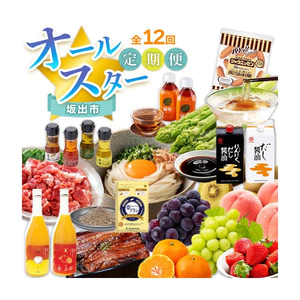 ふるさと納税 【全12回】坂出市　オールスター定期便 香川県坂出市