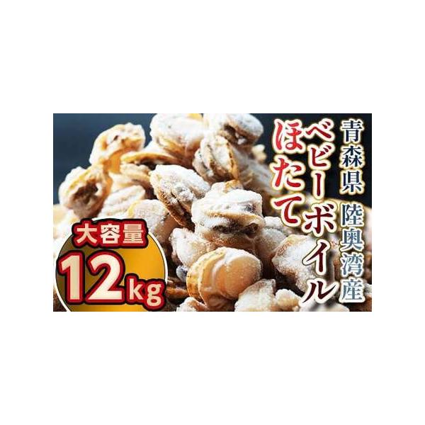 ふるさと納税 青森県陸奥湾産 ボイルベビーほたて 12kg 【アラコウ水産】 ホタテ ほたて 帆立 人気 ボイル ベビーホタテ 海鮮 貝柱 魚介 冷凍 む.. 青森県平内町