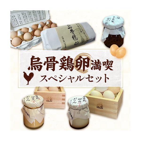 ふるさと納税 烏骨鶏 卵 プリン 醤油麹 満喫セット 烏骨鶏 静岡県森町