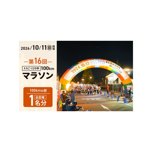 ふるさと納税 第16回えちご・くびき野100kmマラソン 【100kmの部】 出走権 エントリー ウルトラ マラソン チケット スポーツ 新潟県 上越市 新潟県上越市