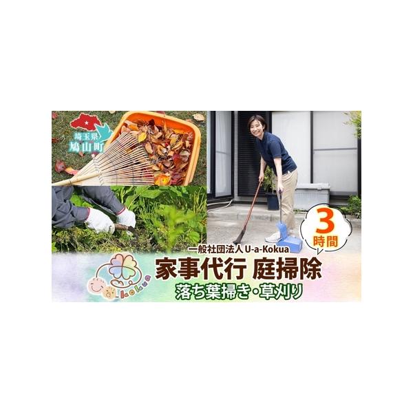 ふるさと納税 埼玉県 鳩山町 家事代行 庭掃除 草刈り 草むしり 3時間 庭 手入れ サービス 代行 雑草 お手入れ 庭そうじ そうじ 庭 庭仕事 家事 .. 埼玉県鳩山町