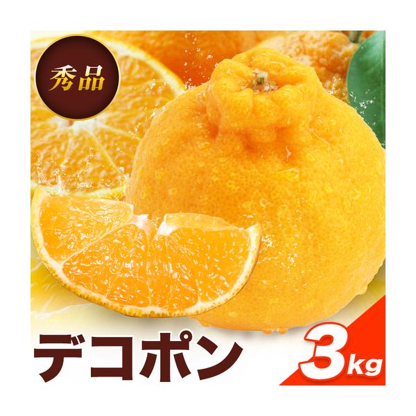 贈答用 デコポン 3kg 日本フルーツ株式会社 熊本県 荒尾市 《12月中旬-4月中旬頃出荷》 デコポン 果物 秀品 フルーツ スイーツ .. 熊本県荒尾市 約3kg