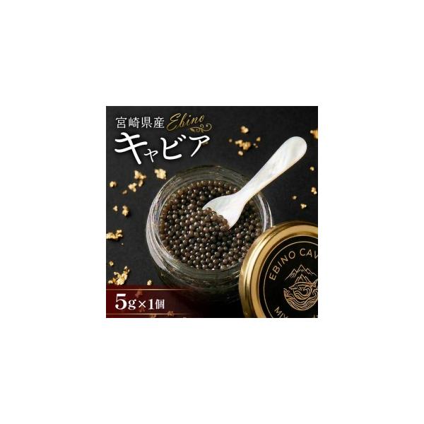ふるさと納税 【ふるさと納税】キャビア  ~ Chef's Portion ~ 国産 5g 冷凍 宮崎県 えびの市産 宮崎県えびの市