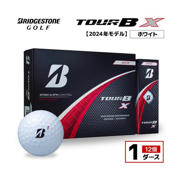 ふるさと納税 【旧モデル】ゴルフボール ブリヂストン TOUR B X ホワイト / 1ダース 2024年モデル  千葉県市原市