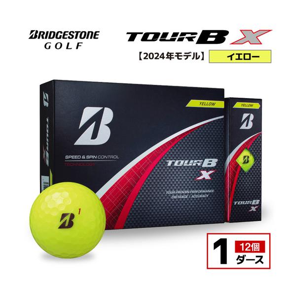 ふるさと納税 【旧モデル】ゴルフボール ブリヂストン TOUR B X イエロー / 1ダース 2024年モデル  千葉県市原市