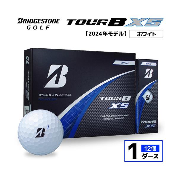 ふるさと納税 【旧モデル】ゴルフボール ブリヂストン TOUR B XS ホワイト / 1ダース 2024年モデル 千葉県市原市