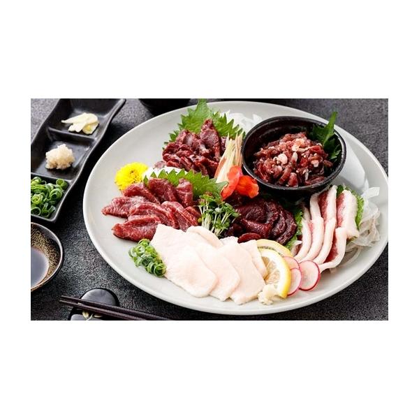 ふるさと納税 ＜ R8年熊本地震復興支援 ＞馬刺し 5種 約300g セット （ 専用醤油付 ） 馬刺し 馬刺 お肉 肉 ニク にく 馬肉 馬 高タンパク 低カ.. 熊本県熊本市
