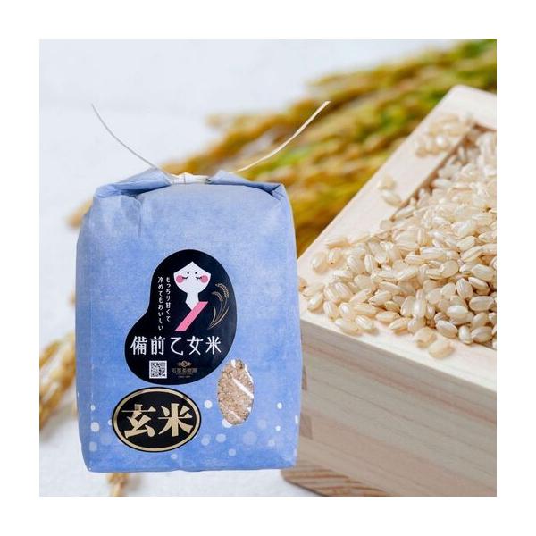 ふるさと納税 令和8年産 新米 先行予約 備前乙女米 玄米2kg×1袋 岡山県産 【ishk055-01】 岡山県真庭市
