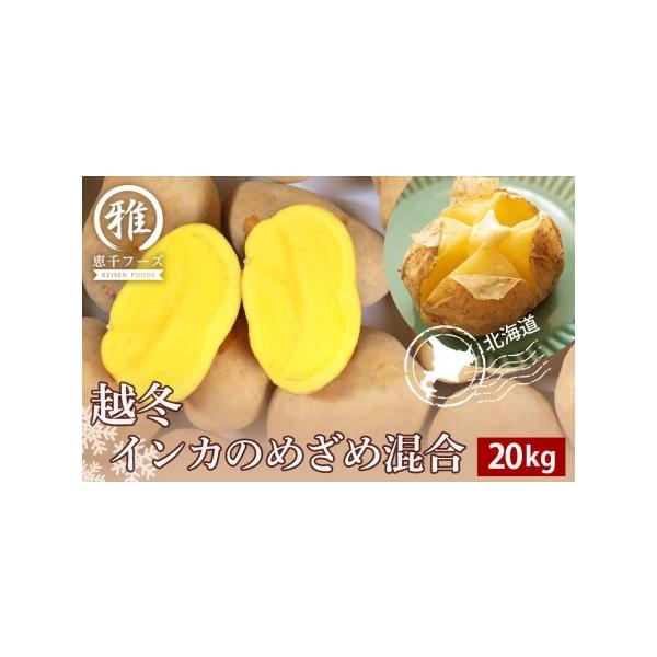 ■ 容量　インカのめざめ（S〜2L混合）20kg　　消費期限：到着後は冷蔵にて保管いただき、なるべくお早めにお召し上がりください。■ 配送について　2026年1月より、ご用意でき次第順次発送いたします。　※沖縄県への配送はできませんので、予...