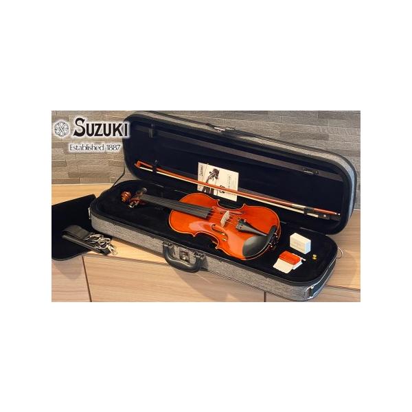 ■ 容量　size:4/4（1サイズのみ）　　サイズの詳細は、返礼品画像をご参照ください。　　表板： 良質スプルース　裏板、側板、ネック： 美しいメイプル　指板、糸巻、テールピース、あご当： エボニー　弓のスティック： フェルナンブーコ　弓...