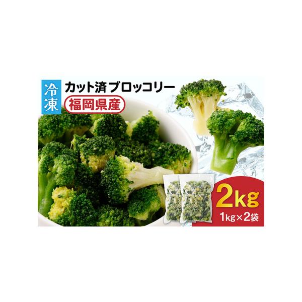 ■ 容量　【内容量】冷凍ブロッコリー1kg×2袋　【原産地】福岡県産　【のし対応】不可　【賞味期限】加工日より冷凍で2年　【事業者】】JAむなかた農産物直売所「ほたるの里」：福岡県宗像市須恵1丁目1番18号■ 配送について　【配送不可地域】...