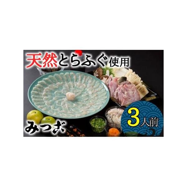 ふるさと納税 豊後水道の天然物！みつご天然とらふぐセット（３人前）［天然とらふぐ１ｋｇ超え活魚使用］ 大分県臼杵市