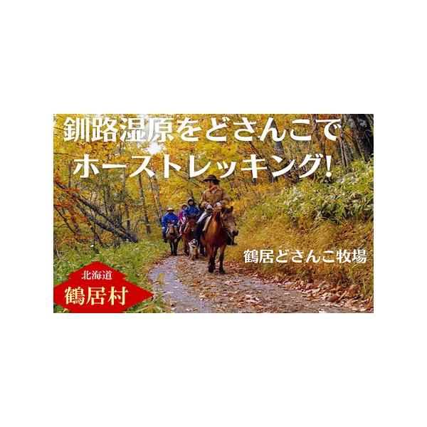 ■ 容量　■内容・サービス提供地　・ホーストレッキング1日コース　・サービス提供地：鶴居村（どさんこ牧場）　・昼食(弁当)付き　・お送りする物：ご招待券・パンフレット　　■提供サービス詳細　・ホーストレッキング1日コース(昼食付)　　■施設...