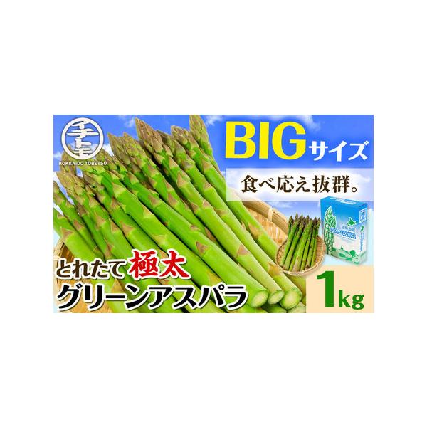 ■ 容量　アスパラ（2Lサイズ以上）1kg■ 配送について　《2026年5月上旬頃から6月下旬頃まで出荷予定》　※お届け日時のご指定は承れません。　※配送はヤマト運輸で行っておりますので「クロネコメンバーズ」にご登録いただくと配送日のメール...