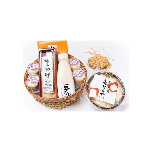 ■ 容量　【容量】　【内容量】　○ざる豆腐もりお（小）1個　○生ゆば 1個　○とうふち〜ず 1個　○地豆豆乳 1個　○TO-FUプリン 4個　　※熨斗をご希望の方は、お申込みの際、備考欄に「のし希望」と必ずご記入ください。　　　【原材料】　...