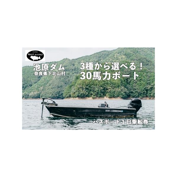 ふるさと納税 池原ダム レンタルボート【３０馬力 ３種の中から選べる！】 ワールドレコード池原 バス釣り 1日乗船券 奈良県下北山村